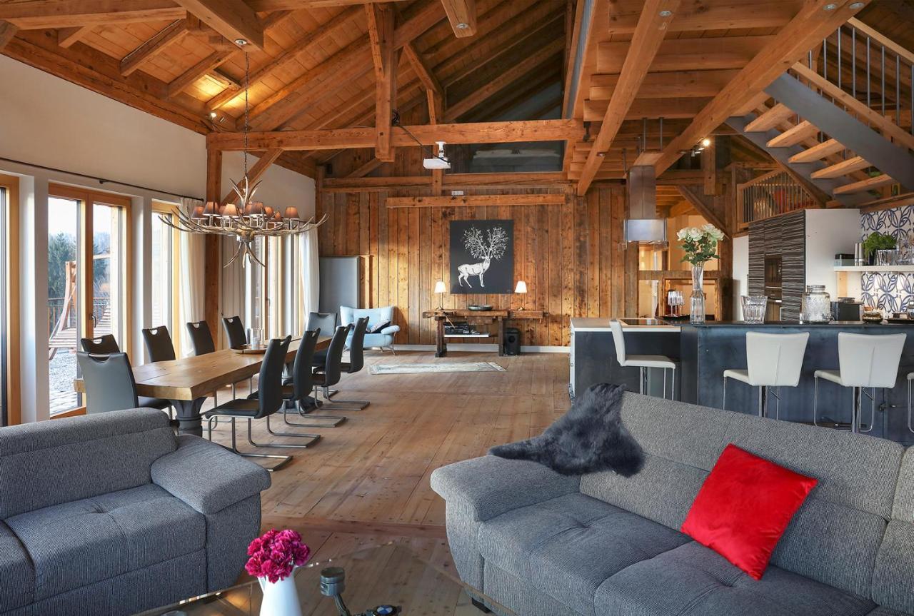 Private Luxury Chalet Siegsdorf Exterior foto
