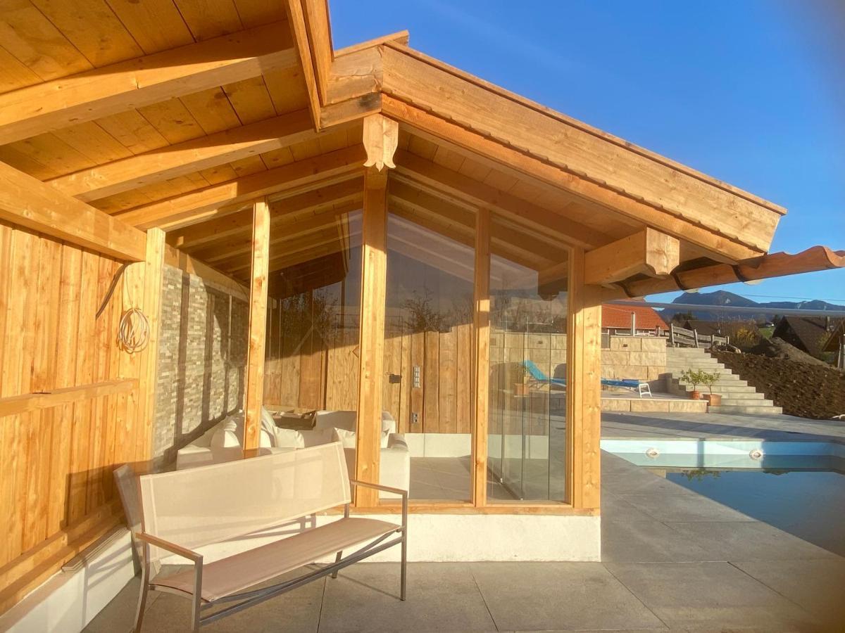 Private Luxury Chalet Siegsdorf Exterior foto